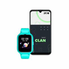 SPC Smartee 4G Kids 4,32 cm (1.7") TFT Digitale 240 x 280 Pixel Touch screen Turchese Wi-Fi GPS (satellitare)