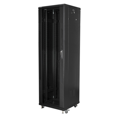 Lanberg FF01-6642-12B rack 42U Rack indipendenti Nero