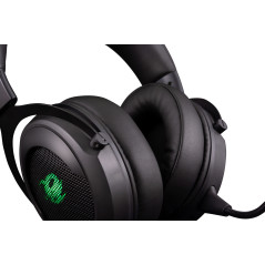 Deep Gaming RGB G01 PRO Auricolare Con cavo e senza cavo A Padiglione USB tipo-C Nero