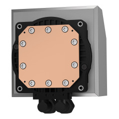 Kit de refrigeracion liquida deepcool 3 ven 120mm argb - multisocket - bloque argb - 170