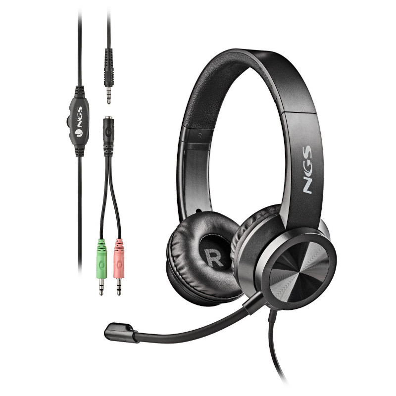 Auriculares ngs con microfono ajust jack msx11pro