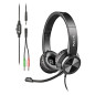 Auriculares ngs con microfono ajust jack msx11pro