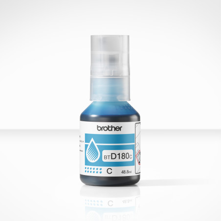 Botella tinta brother btd180c cian 5000 paginas