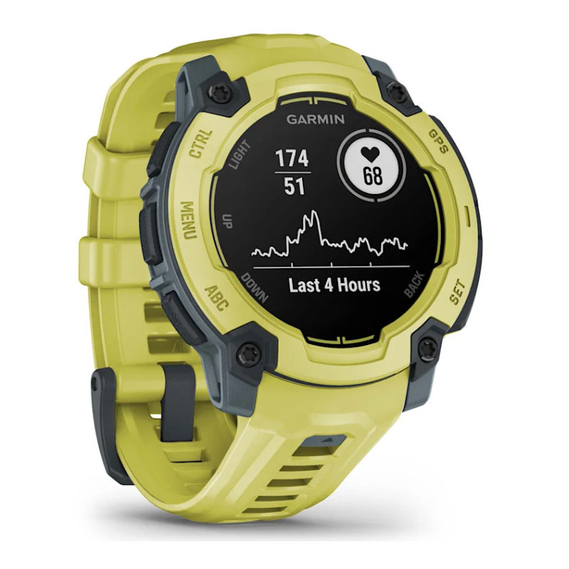 Garmin Instinct E 2,29 cm (0.9") MIP 45 mm Digitale 176 x 176 Pixel Lime GPS (satellitare) Garmin Instinct E 2,29 cm (0.9") MIP 45 mm Digitale 176 x 176 Pixel Lime GPS (satellitare)