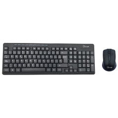 L-Link LL-KB-555-WCOMBO tastiera Mouse incluso Ufficio USB QWERTY Spagnolo Nero