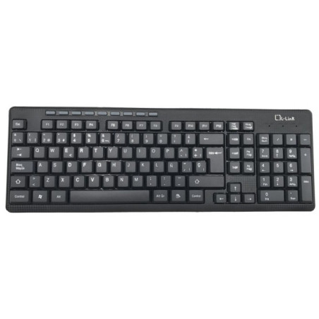 L-Link LL-KB-555-WCOMBO tastiera Mouse incluso Ufficio USB QWERTY Spagnolo Nero