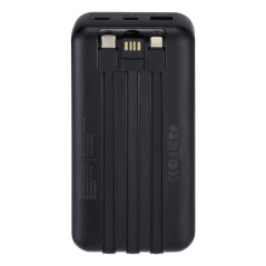 Rivacase VA2221 batteria portatile Polimeri di litio (LiPo) 20000 mAh Nero