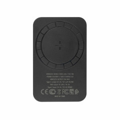 Rivacase VA2603 batteria portatile Polimeri di litio (LiPo) 5000 mAh Carica wireless Nero