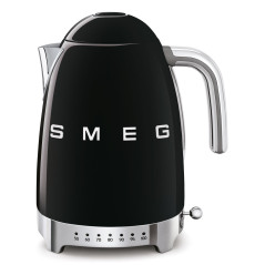 Smeg Bollitore A Temperatura Variabile 50's Style – Nero LUCIDO – KLF04BLEU