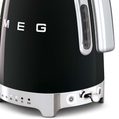 Smeg Bollitore A Temperatura Variabile 50's Style – Nero LUCIDO – KLF04BLEU
