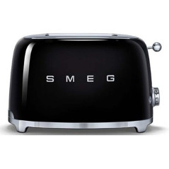 Smeg Tostapane 50's Style – Nero LUCIDO 2x2 – TSF01BLEU