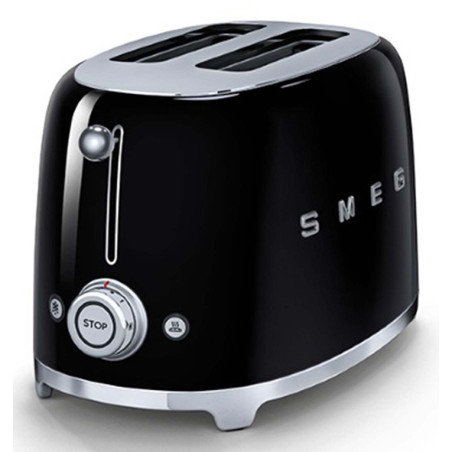 Smeg Tostapane 50's Style – Nero LUCIDO 2x2 – TSF01BLEU