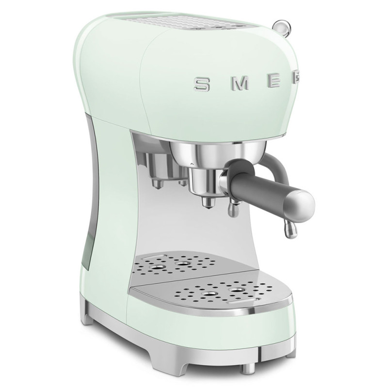Smeg Macchina da Caffè Espresso Manuale 50's Style – Verde Pastello LUCIDO – ECF02PGEU Smeg Macchina da Caffè Espresso Manuale 50's Style – Verde Pastello LUCIDO – ECF02PGEU