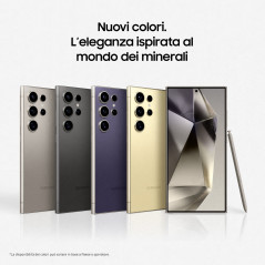 Samsung Galaxy S24 Ultra Smartphone AI, Display 6.8'' QHD+ Dynamic AMOLED 2X, Fotocamera 200MP, RAM 12GB, 256GB, 5.000 mAh,