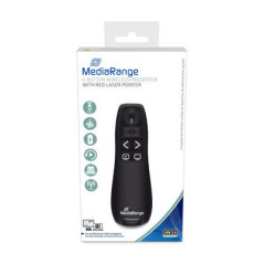 MediaRange MROS220 puntatore wireless RF Nero