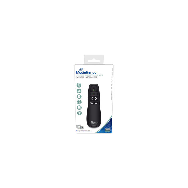 PUNTERO PROFESIONAL MEDIARANGE WIRELESS BLACK