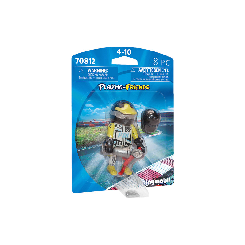 Playmobil piloto de carreras