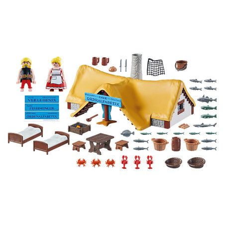 Playmobil asterix: la cabaa de ordenalfabetix