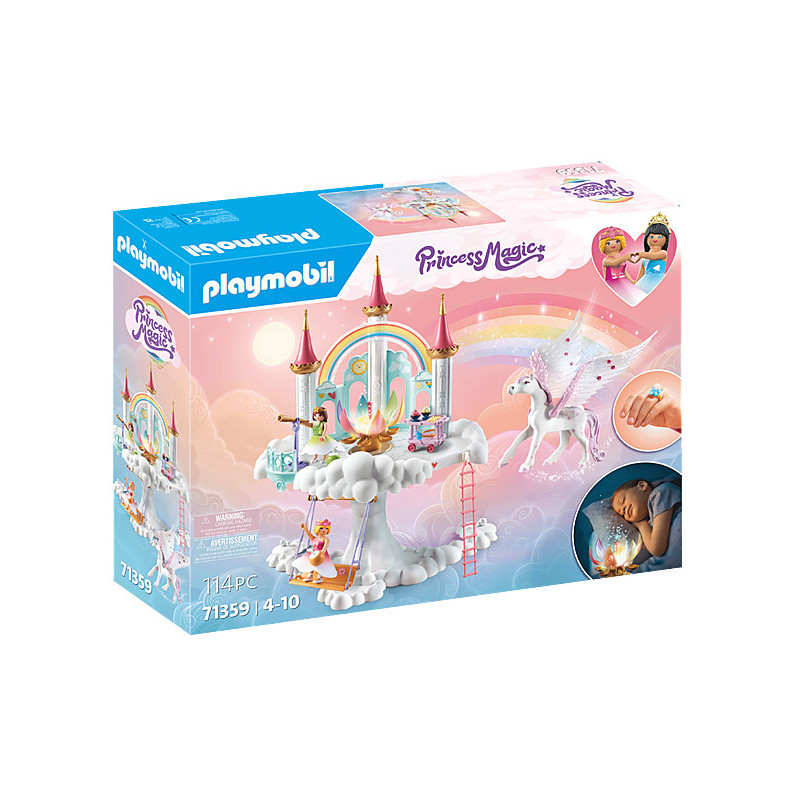 Playmobil princess magic castillo arcoiris en las nubes