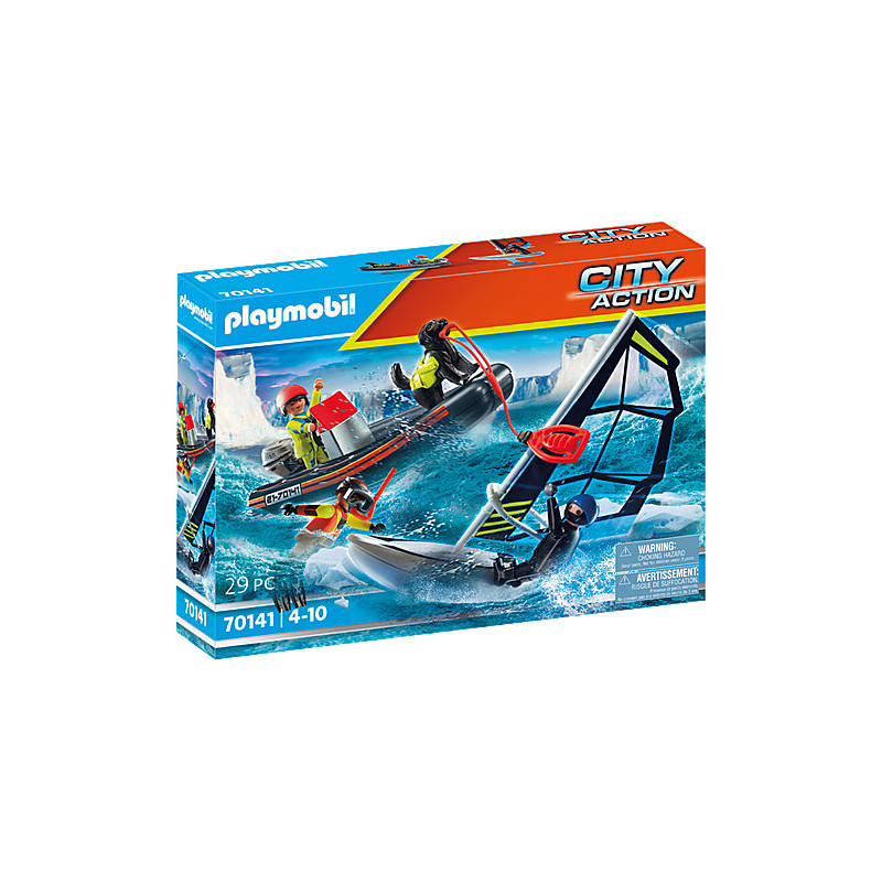 Playmobil rescate maritimo : rescate polar con bote