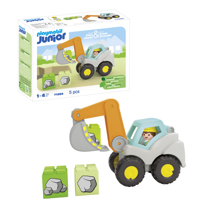 Playmobil junior pala excavadora