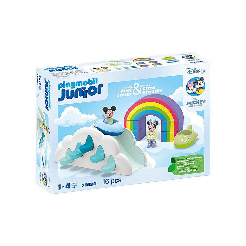 Playmobil junior: disney mickey y minnie casa en las nubes
