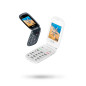 Telefono movil spc harmony white tipo tapa - dual sim - 24  - microsd - radio fm - bluetooth