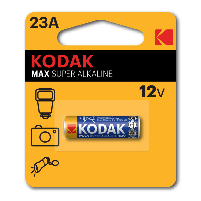 Blister pilas kodak alcalina cilindrica mando ultra 23a