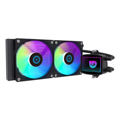 Hiditec LQ240 Processore Raffreddatore di liquidi tutto in uno 12 cm Nero 1 pz