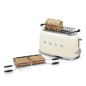 SMEG TOASTER 2X4 50´STYLE CREAM TSF02CREU