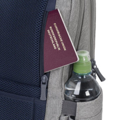 Rivacase 7760 39,6 cm (15.6") Zaino Grigio