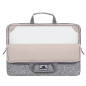 Rivacase 7915 light grey Laptop sleeve 13.3 with handles 39,6 cm (15.6") Custodia a tasca Grigio