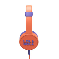 Energy Sistem Lol&Roll Pop Auricolare Cablato A Padiglione MUSICA Arancione, Viola
