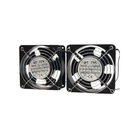 DOBLE VENTILADOR PEPEGREEN 12 CM