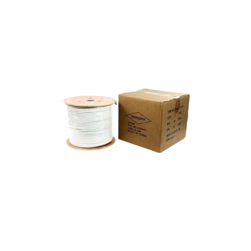 BOBINA DE CABLE PEPEGREEN CAT6 BLANCO