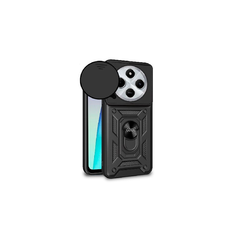 FUNDA COOL XIAOMI REDMI 14C HARD RING NEGRO