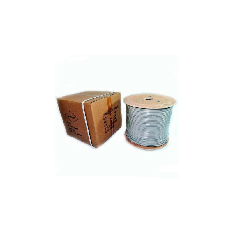 BOBINA DE CABLE PEPEGREEN CAT6 305M GRIS