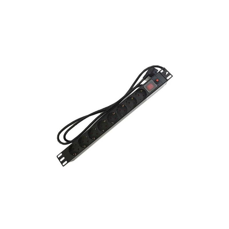 PDU TIPO REGLETA PEPEGREEN 8 TOMAS CON INTERRUPTOR