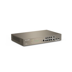 IP-COM Networks G5312F switch di rete Gestito L3 Gigabit Ethernet (10 100 1000) 1U Marrone