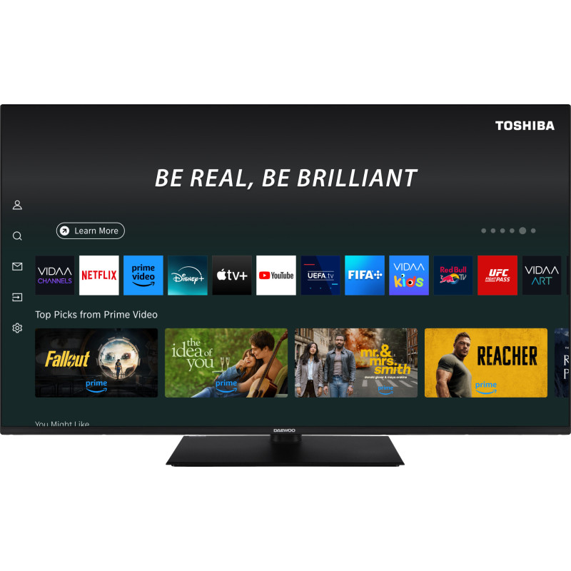 Tv daewoo 50 pulgadas qled 4k uhd - 50dm65qv - smart tv