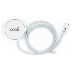 COOL 8434847047577 Caricabatterie per dispositivi mobili Smartphone Argento, Bianco USB Carica wireless Interno