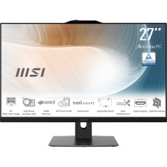 Ordenador all in one msi am272p - 1096es i7 - 150u 16gb ssd 500gb 27 pulgadas