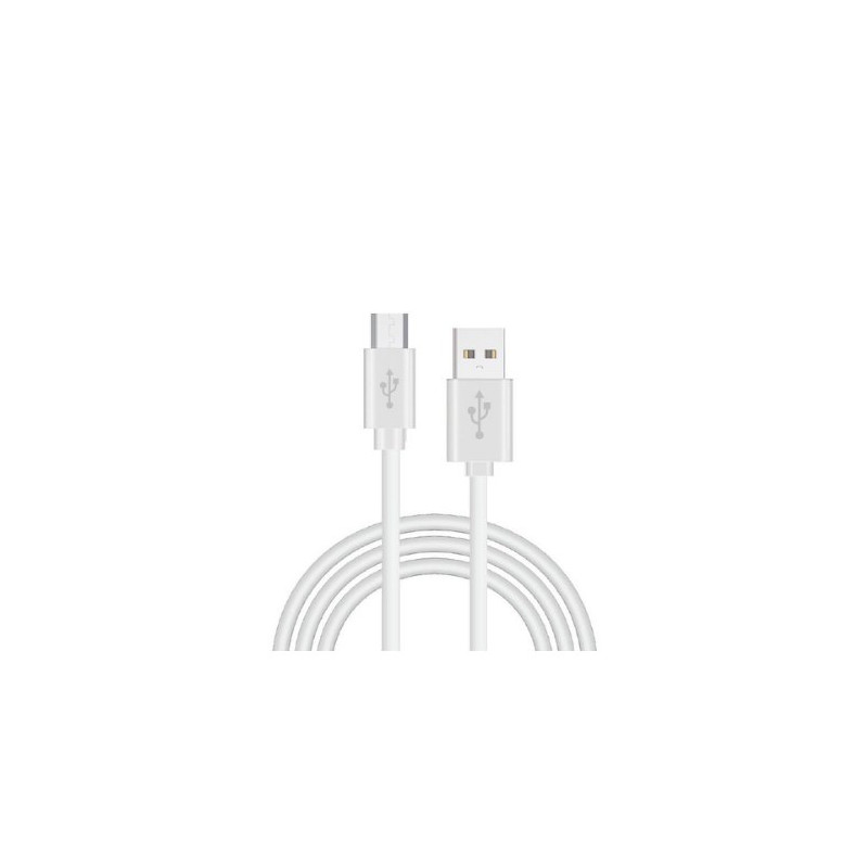 CABLE COOL MICRO-USB 1.2M WHITE