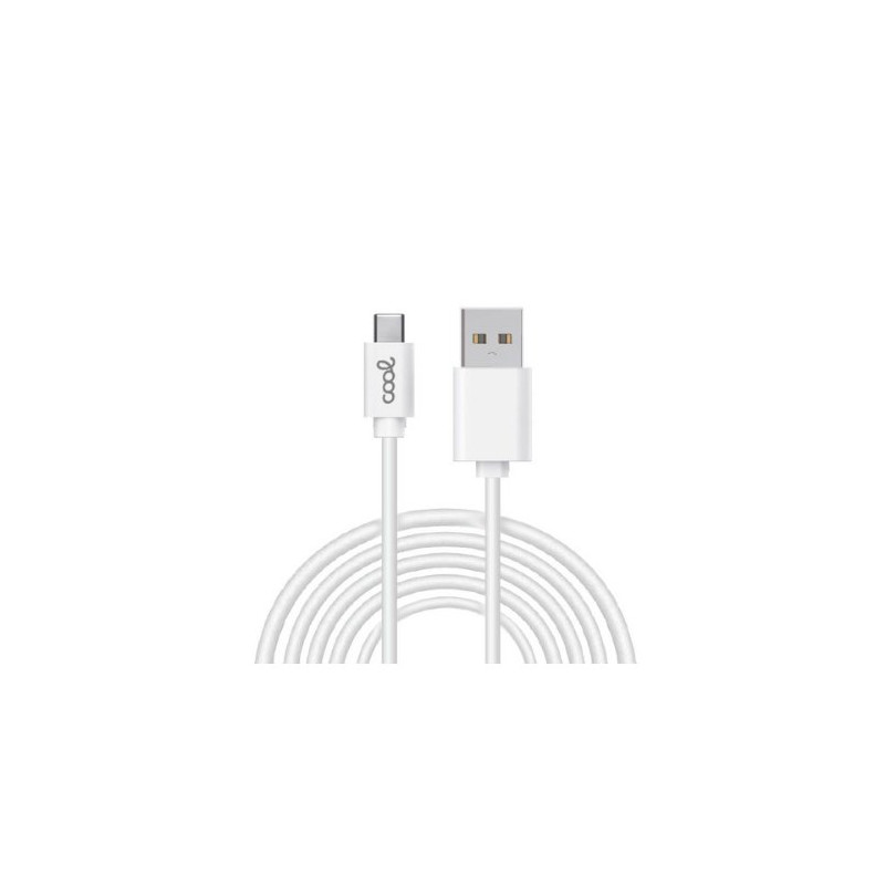 CABLE COOL USB-C A USB 3M WHITE