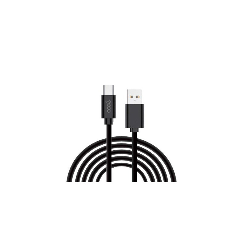 CABLE COOL USB A USB-C 3M BLACK
