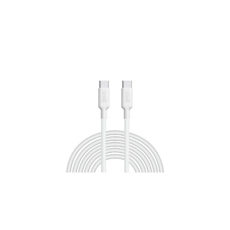 CABLE COOL USB -C A USB-C 3M WHITE