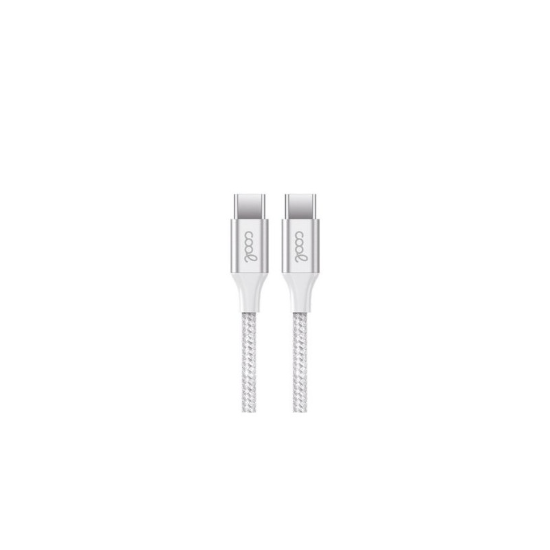 CABLE COOL USB-C A USB-C 1,2M N NYLON WHITE