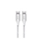 CABLE COOL USB-C A USB-C 1,2M N NYLON WHITE