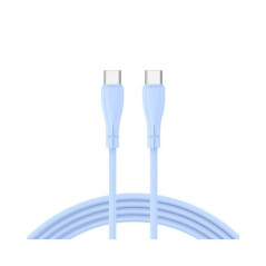 CABLE COOL USB-C A USB-C 1M SILICONA BLUE