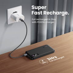 Ugreen 25742 batteria portatile Ioni di Litio 10000 mAh Nero